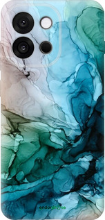 Силиконовый чехол С красочной абстрактной картиной Соленые берега для OnePlus 13T 5G / 13S 5G - 6405u-4026 изображение 