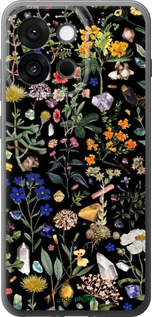 Силиконовый чехол С цветами для OnePlus 13T 5G / 13S 5G - 6422u-4026 изображение 