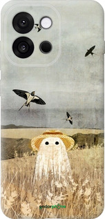 Силиконовый чехол Призрак в поле для OnePlus 13T 5G / 13S 5G - 6427u-4026 изображение 