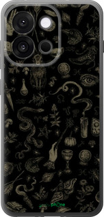 Силиконовый чехол Мистический коллаж с травами и магическими символами для OnePlus 13T 5G / 13S 5G - 6428u-4026 изображение 