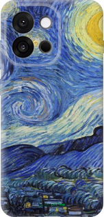 Силиконовый чехол «Звездная ночь» Винсента Ван Гога для OnePlus 13T 5G / 13S 5G - 6433u-4026 изображение 