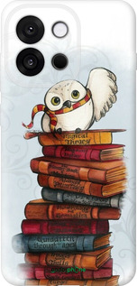 Силиконовый чехол Сова и книги для OnePlus 13T 5G / 13S 5G - 6436u-4026 изображение 