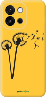 Силиконовый чехол Минимализм одуванчики для OnePlus 13T 5G / 13S 5G - 6449u-4026 изображение 