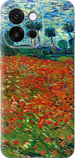 Силиконовый чехол Винсент Ван Гог-Маковое поле для OnePlus 13T 5G / 13S 5G - 6466u-4026 изображение 