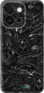 Силиконовый чехол Воронья ярость для OnePlus 13T 5G / 13S 5G - 6474u-4026 изображение 