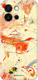 Силиконовый чехол Динамичная картина с хаотичными мазками для OnePlus 13T 5G / 13S 5G - 6540u-4026 изображение 