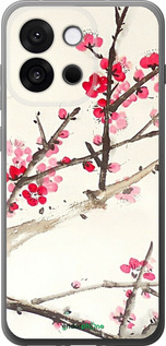 Силиконовый чехол Принт с изображением цветения сакуры для OnePlus 13T 5G / 13S 5G - 6545u-4026 изображение 