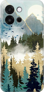 Силиконовый чехол С изображением лесного пейзажа для OnePlus 13T 5G / 13S 5G - 6548u-4026 изображение 
