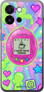 Силиконовый чехол 'Y2K Aesthetic Retro Pet: Годуй мене кавою' для OnePlus 13T 5G / 13S 5G изображение 3