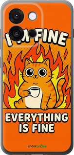 Силіконовий чехол Funny Cat для OnePlus 13T 5G / 13S 5G - 6786u-4026 изображение 