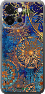 Силиконовый чехол Золотой узор для OnePlus 13T 5G / 13S 5G - 678u-4026 изображение 