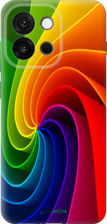 Силиконовый чехол Радужный вихрь для OnePlus 13T 5G / 13S 5G - 747u-4026 изображение 