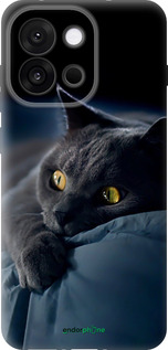 Силіконовий чохол 'Димчастий кіт' для OnePlus 13T 5G / 13S 5G зображення 2