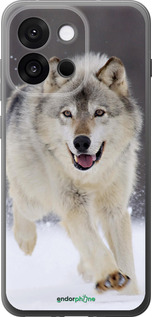 Силиконовый чехол Бегущий волк для OnePlus 13T 5G / 13S 5G - 826u-4026 изображение 