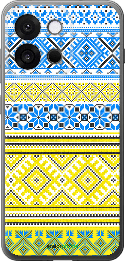 Силиконовый чехол Вышиванка 40 для OnePlus 13T 5G / 13S 5G - 1174u-4026 изображение 