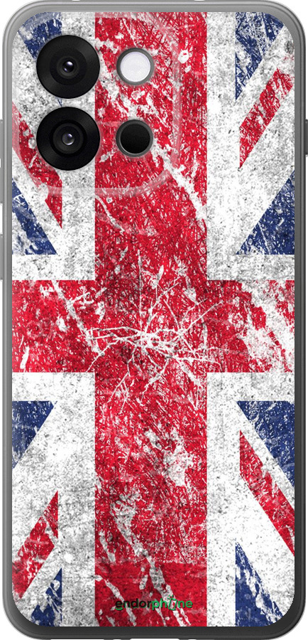 Силиконовый чехол Флаг Великобритании 1 для OnePlus 13T 5G / 13S 5G - 386u-4026 изображение 