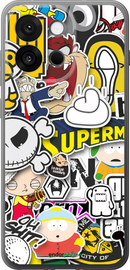 Силиконовый чехол Popular logos для OnePlus 13T 5G / 13S 5G - 4023u-4026 изображение 