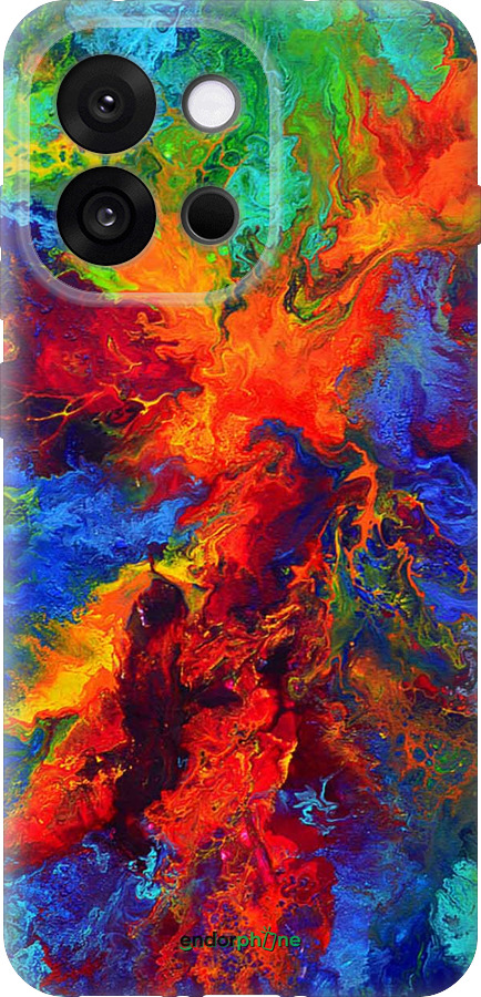 Силиконовый чехол Акварель на холсте для OnePlus 13T 5G / 13S 5G - 4150u-4026 изображение 