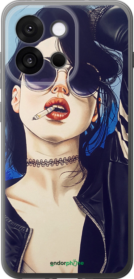 Силіконовий чехол Дівчина на стилі для OnePlus 13T 5G / 13S 5G - 4151u-4026 изображение 