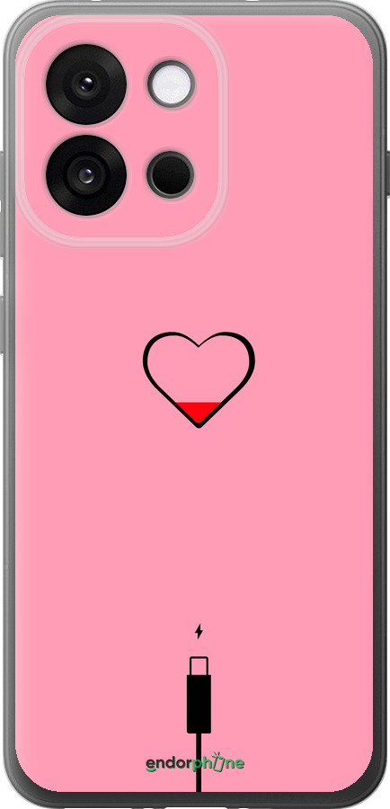 Силіконовий чехол Підзарядка серця1 для OnePlus 13T 5G / 13S 5G - 4275u-4026 изображение 
