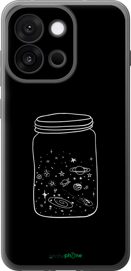 Силиконовый чехол Космос в банке для OnePlus 13T 5G / 13S 5G - 4297u-4026 изображение 