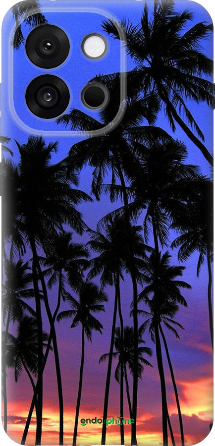 Силиконовый чехол Пальмы для OnePlus 13T 5G / 13S 5G - 4324u-4026 изображение 