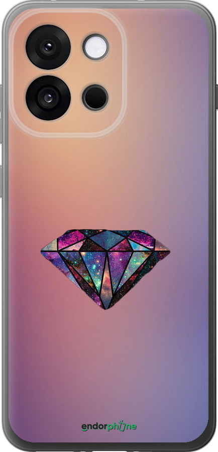 Силиконовый чехол Диамант для OnePlus 13T 5G / 13S 5G - 4352u-4026 изображение 