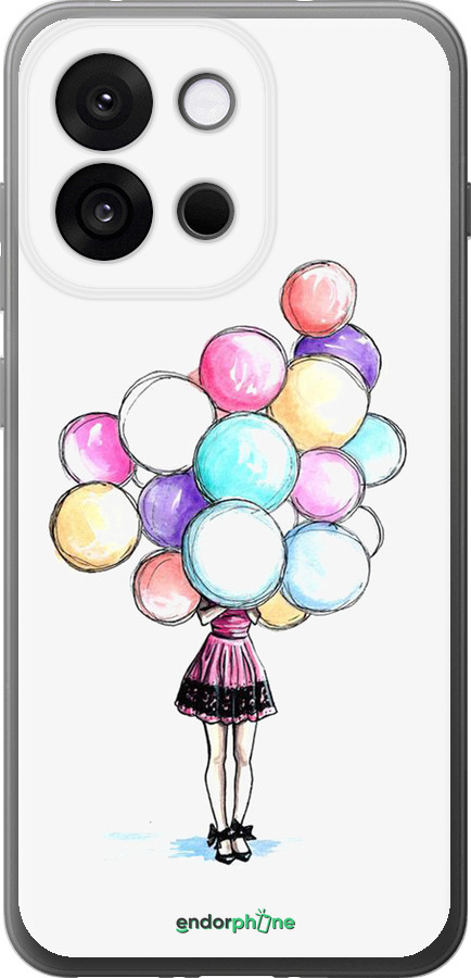 Силиконовый чехол Шарики для OnePlus 13T 5G / 13S 5G - 4387u-4026 изображение 