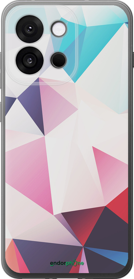 Силиконовый чехол Геометрия 3 для OnePlus 13T 5G / 13S 5G - 4415u-4026 изображение 