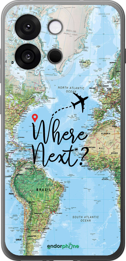 Силиконовый чехол Путешествие для OnePlus 13T 5G / 13S 5G - 4503u-4026 изображение 