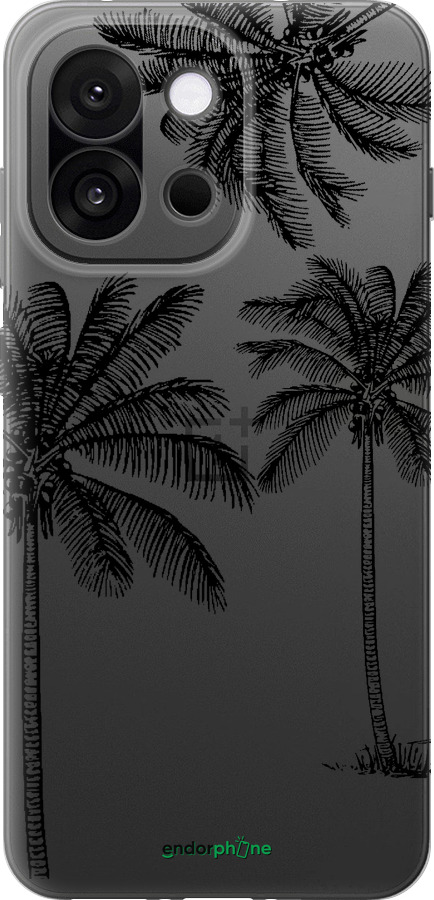 Силиконовый чехол Пальмы1 для OnePlus 13T 5G / 13S 5G - 4634u-4026 изображение 