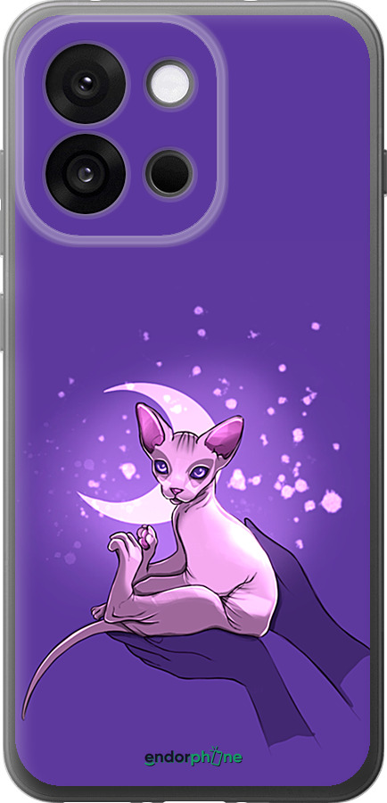 Силіконовий чехол Кіт2 для OnePlus 13T 5G / 13S 5G - 4676u-4026 изображение 