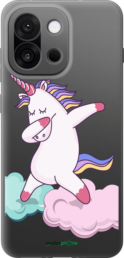 Силиконовый чехол Единорог для OnePlus 13T 5G / 13S 5G - 4702u-4026 изображение 