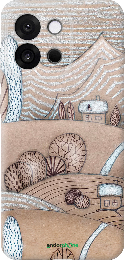 Силиконовый чехол Сказочные холмы для OnePlus 13T 5G / 13S 5G - 4749u-4026 изображение 