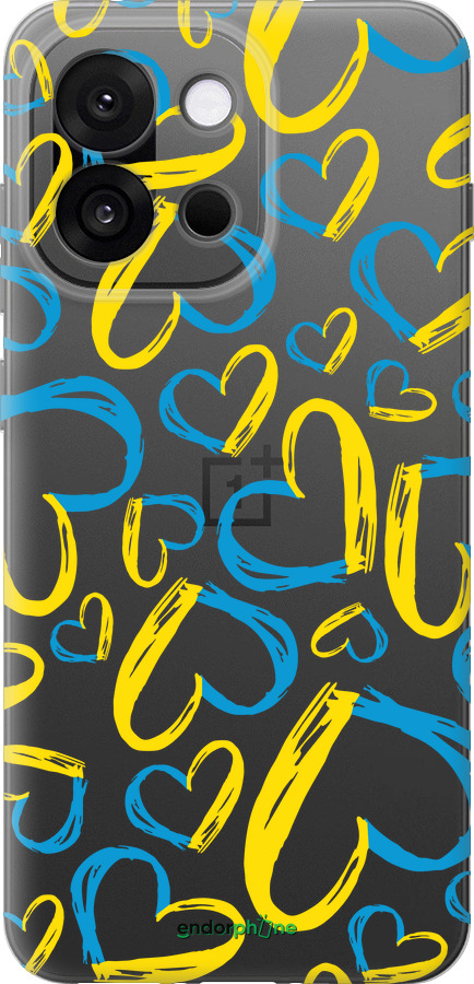 Силиконовый чехол Сердца UA для OnePlus 13T 5G / 13S 5G - 5292u-4026 изображение 
