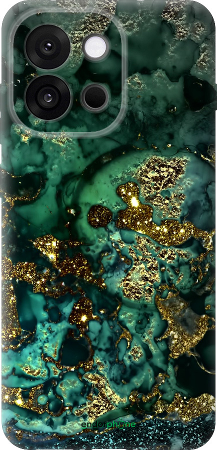 Силіконовий чехол Мармур золото багатство для OnePlus 13T 5G / 13S 5G - 5419u-4026 изображение 