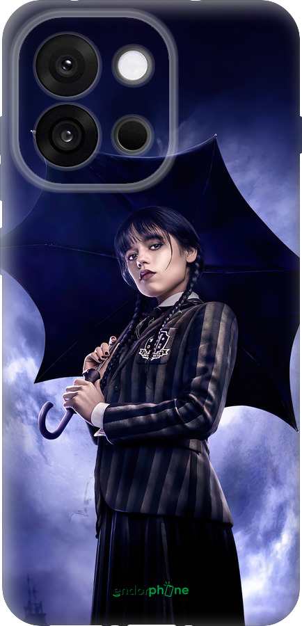 Силиконовый чехол Wednesday v2 для OnePlus 13T 5G / 13S 5G - 5516u-4026 изображение 