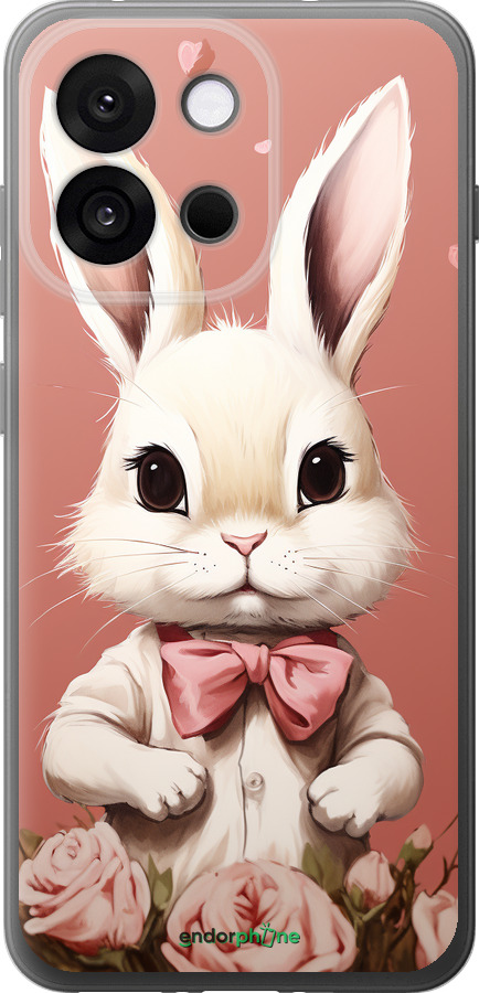 Силиконовый чехол Зайчик для OnePlus 13T 5G / 13S 5G - 5669u-4026 изображение 