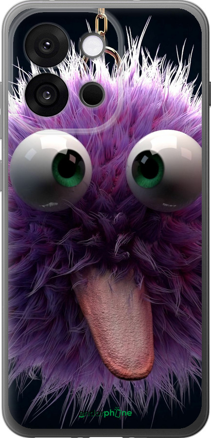 Силіконовий чехол Пухнастик для OnePlus 13T 5G / 13S 5G - 6017u-4026 изображение 