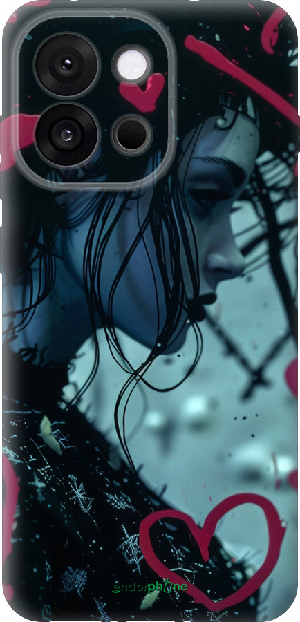 Силіконовий чехол XO Love v2 для OnePlus 13T 5G / 13S 5G - 6057u-4026 изображение 