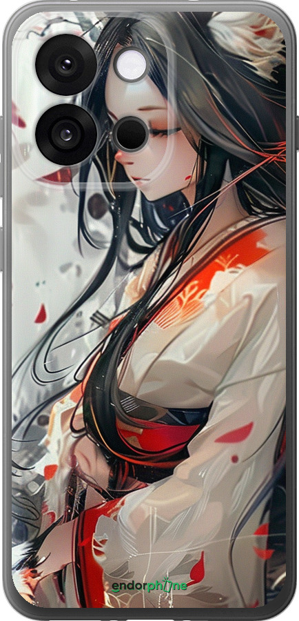 Силиконовый чехол Кицуне для OnePlus 13T 5G / 13S 5G - 6073u-4026 изображение 