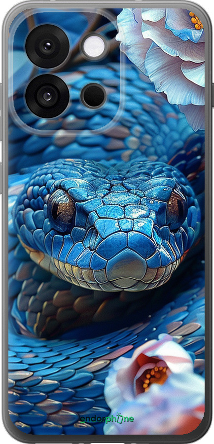 Силиконовый чехол Blue Snake для OnePlus 13T 5G / 13S 5G - 6079u-4026 изображение 