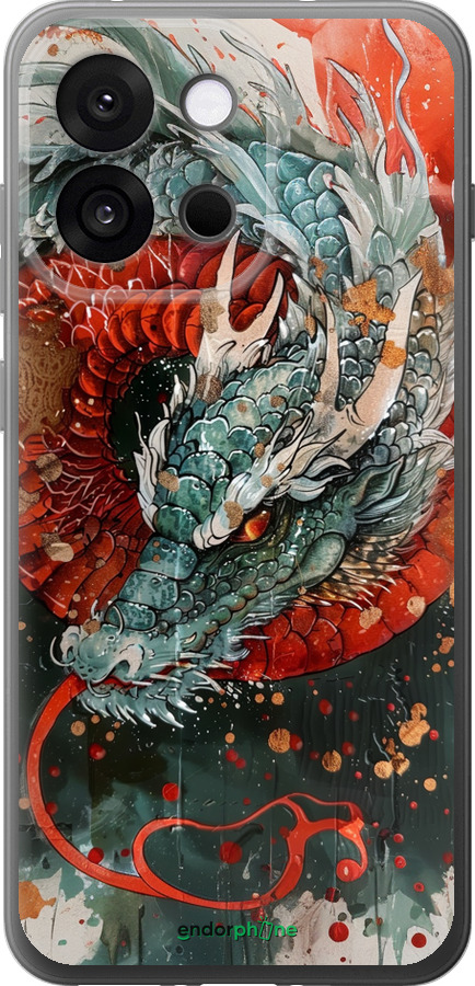 Силиконовый чехол Стихия огня для OnePlus 13T 5G / 13S 5G - 6101u-4026 изображение 