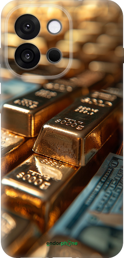 Силиконовый чехол Сияние золота для OnePlus 13T 5G / 13S 5G - 6104u-4026 изображение 