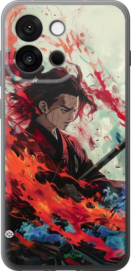 Силиконовый чехол Битва стихий для OnePlus 13T 5G / 13S 5G - 6110u-4026 изображение 