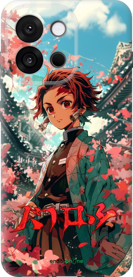 Силиконовый чехол Tanjiro Kamado для OnePlus 13T 5G / 13S 5G - 6132u-4026 изображение 