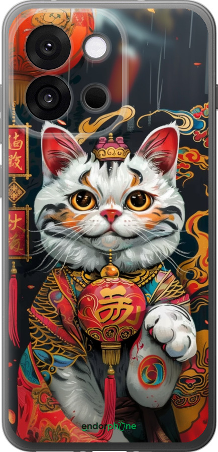 Силиконовый чехол China Cat v2 для OnePlus 13T 5G / 13S 5G - 6135u-4026 изображение 