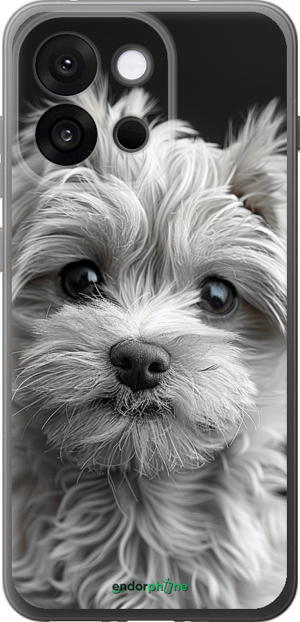 Силиконовый чехол Мальтипу на чорном фоне для OnePlus 13T 5G / 13S 5G - 6156u-4026 изображение 