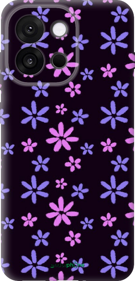 Силиконовый чехол с  цветами для OnePlus 13T 5G / 13S 5G - 6258u-4026 изображение 