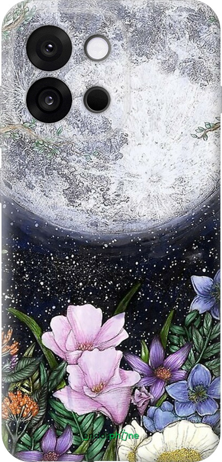 Силиконовый чехол Полночь в саду для OnePlus 13T 5G / 13S 5G - 6259u-4026 изображение 